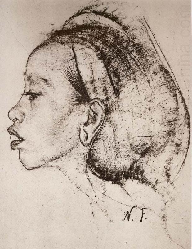 Nikolay Fechin Head portrait  of female china oil painting image